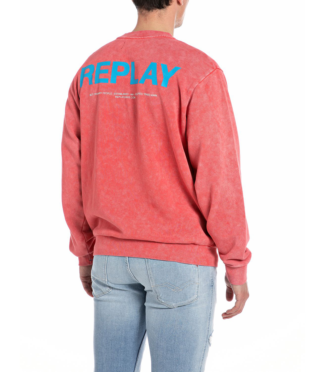 リラックスフィットスウェットシャツ 詳細画像 ライトレッド 2